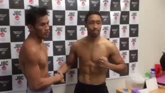 内藤律樹(E&Jカシアス)新春前日計量動画