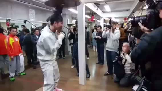 比嘉大吾(白井・具志堅)凱旋直前公開練習動画