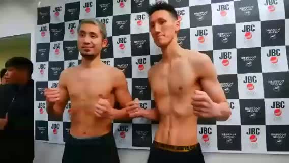 吉野vs斉藤 前日計量動画