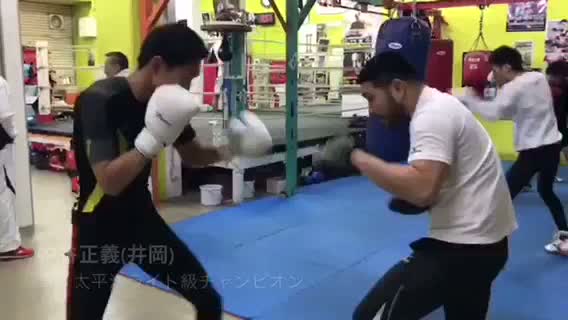 中谷正義(井岡)練習動画