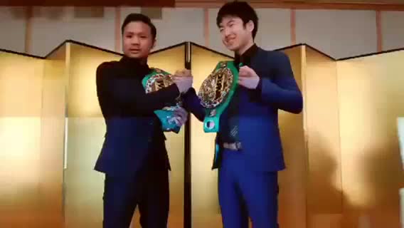 比嘉大吾と拳四朗の記者会見動画