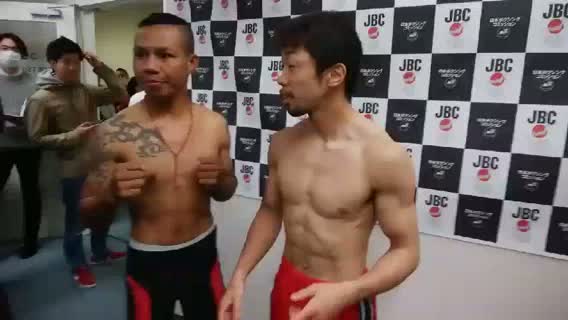 八重樫東 復帰戦前日計量動画