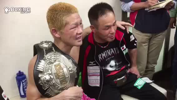 日本ウェルター級王座戦　勝ちコメント