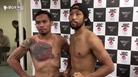 OPBF東洋太平洋Sライト級タイトル戦前日計量