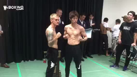 WBA・IBF世界Lフライ級タイトルマッチ前日計量