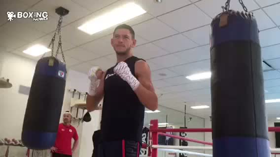 ジェイミー・マクドネル(英国)の公開練習