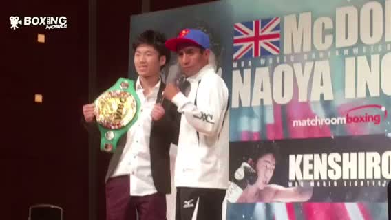 WBC世界Lフライ級タイトル戦調印式