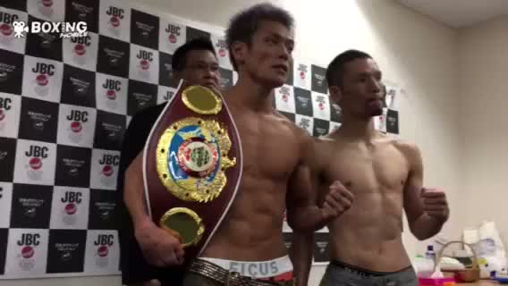 WBO-APバンタム級タイトル戦前日計量