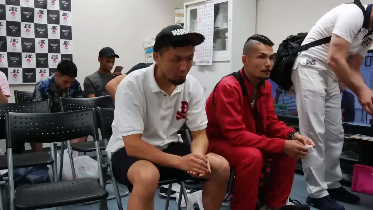 坂本大輔引退試合 前日計量動画