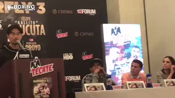 井岡一翔(米)記者会見