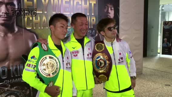 田中恒成(畑中)一夜明け会見