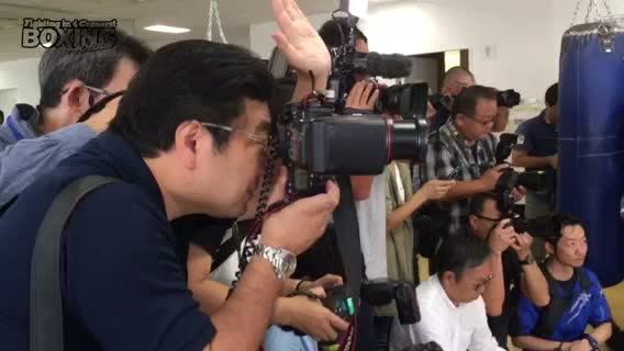 井上尚弥(大橋)公開練習