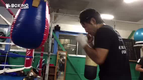 岡本ナオヤ(東京拳闘会)練習動画