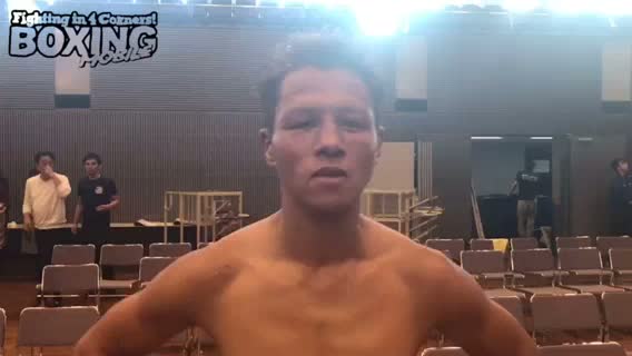 日本ライト級王座挑戦者決定戦コメント