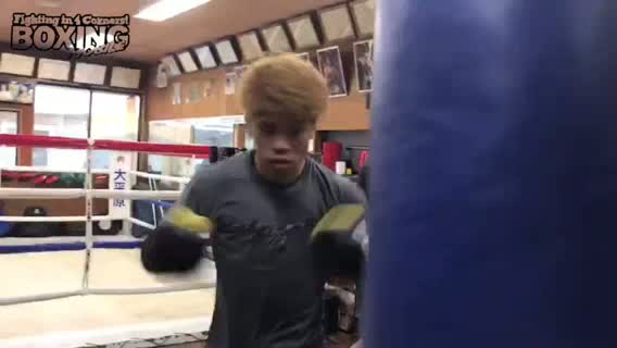 田中恒成(畑中)公開練習