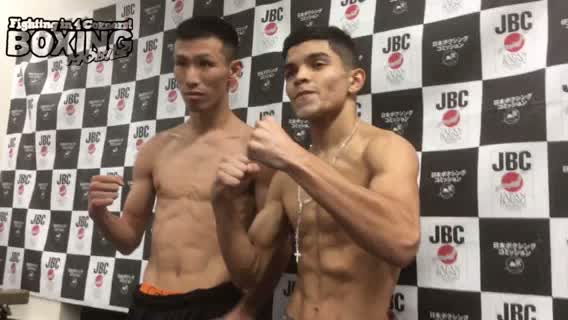 IBF世界Sフライ級挑戦者決定戦前日計量