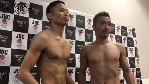 日本ミニマム級タイトル戦前日計量動画