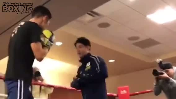 岡田博喜(角海老宝石)公開練習動画