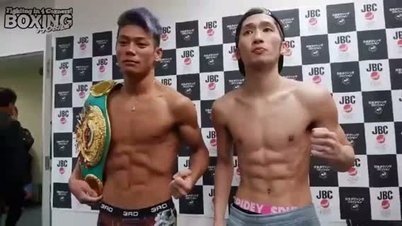 東洋太平洋Sバンタム級タイトル戦前日計量動画