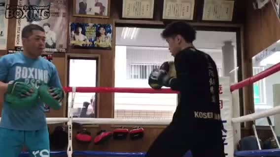 田中恒成(畑中)練習動画