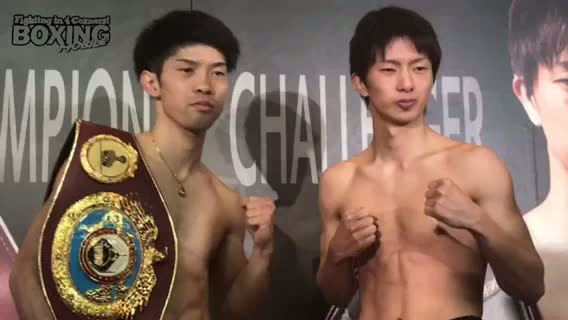 WBO世界フライ級タイトル戦前日計量動画