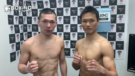 日本Sフライ級タイトル戦前日計量