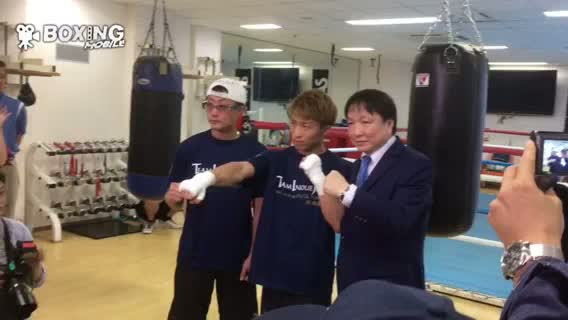 井上尚弥(大橋)公開練習動画