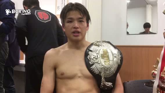 日本Sフェザー級タイトル戦勝ちコメ