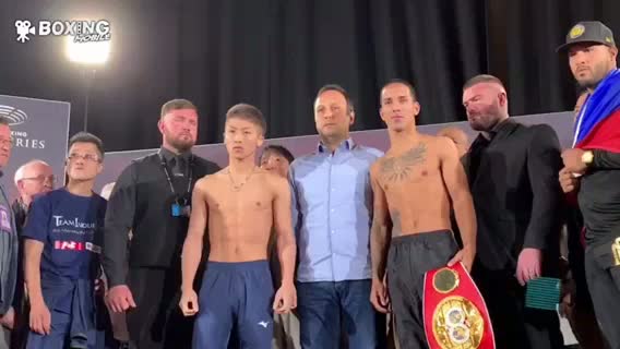 井上vsロドリゲス前日計量動画