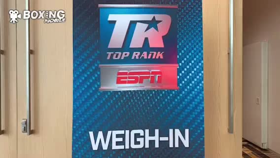 IBF世界ライト級挑戦者決定戦前日計量動画