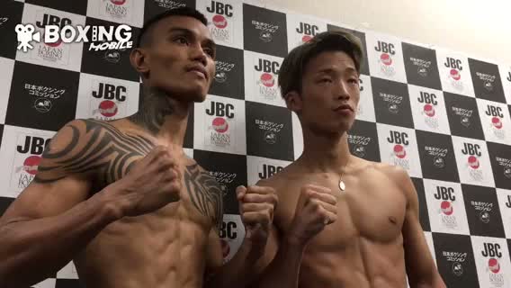 山内vsダガイロアン 前日計量動画