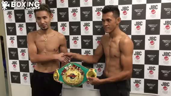 OPBF&WBO-AP ライト級王座決定戦前日計量動画