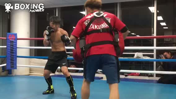 井上尚弥(大橋)公開練習