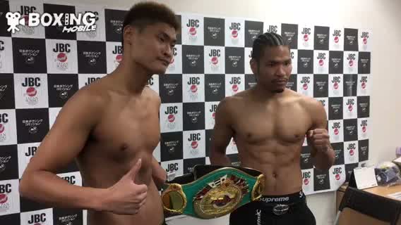 OPBFミドル級王座決定戦前日計量動画