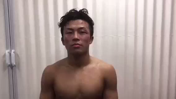 渡部大介vs竹嶋宏心試合後コメント動画