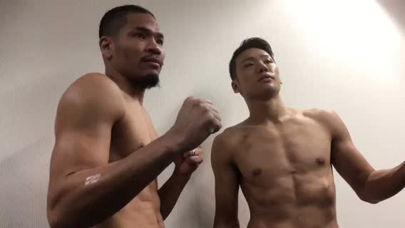 OPBFミドル級王座戦前日計量動画