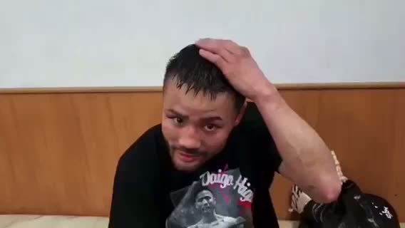 比嘉大吾の試合後コメント動画