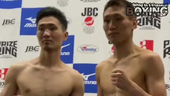 前日計量動画:小國以載vs栗原慶太