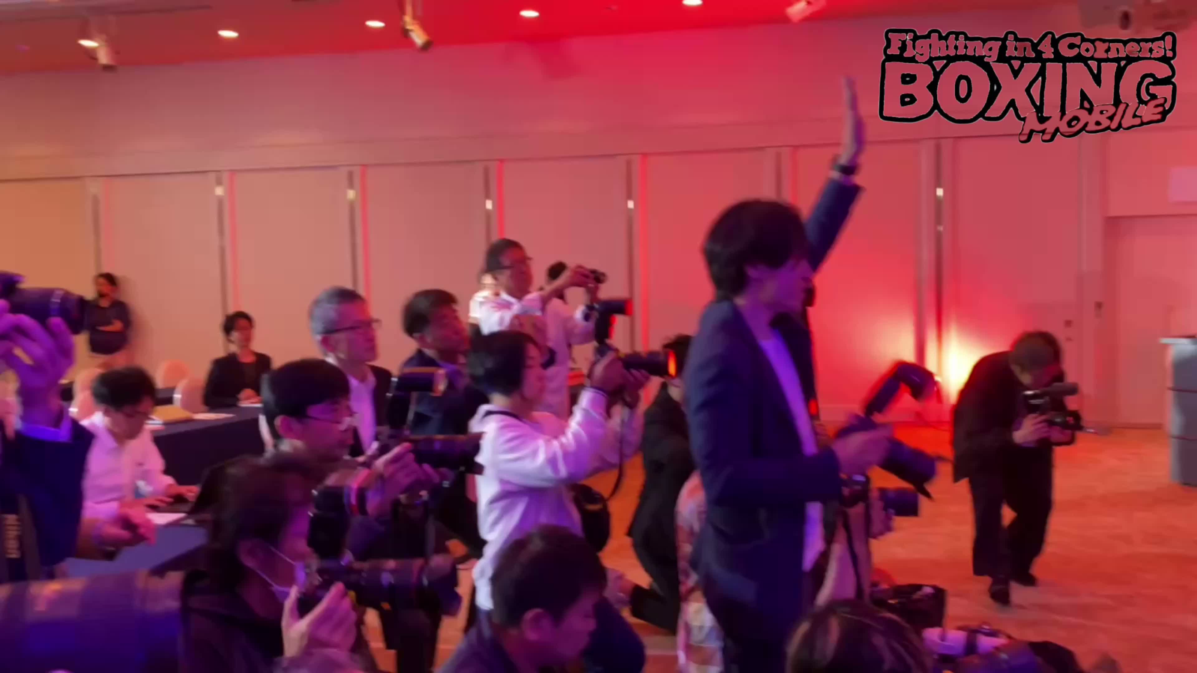 WBA・IBF王座統一戦会見動画