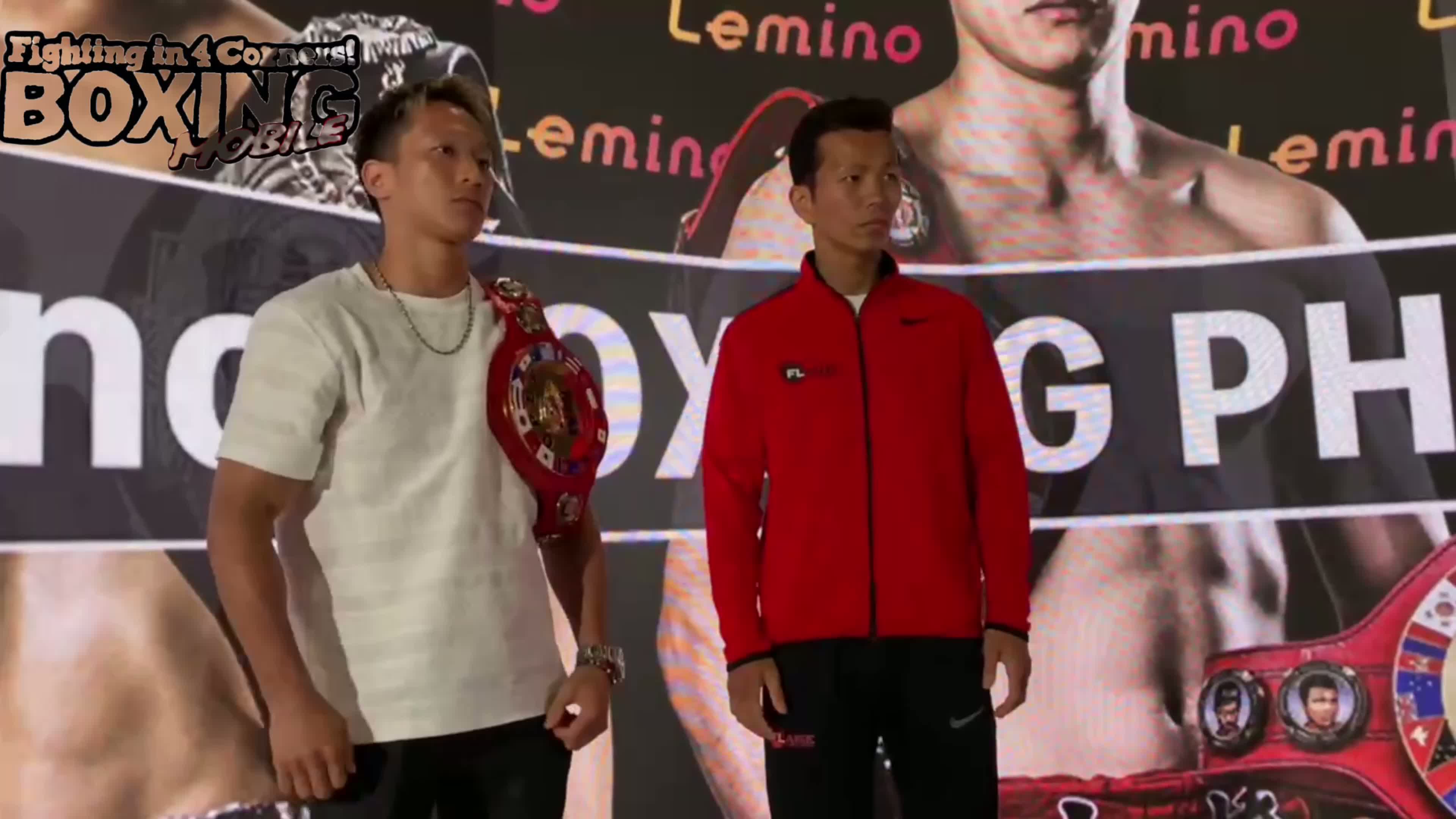 OPBFスーパーバンタム級タイトル戦会見動画