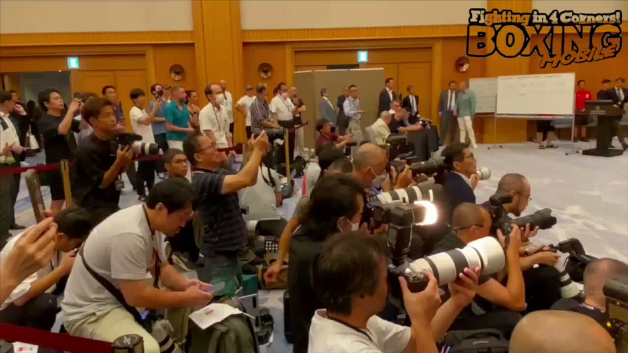 WBO世界バンタム級タイトルマッチ前日計量動画