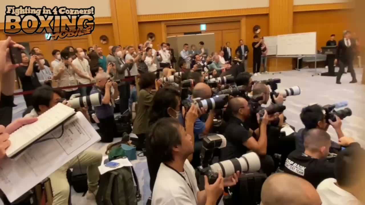 世界Sバンタム級4団体タイトルマッチ前日計量動画