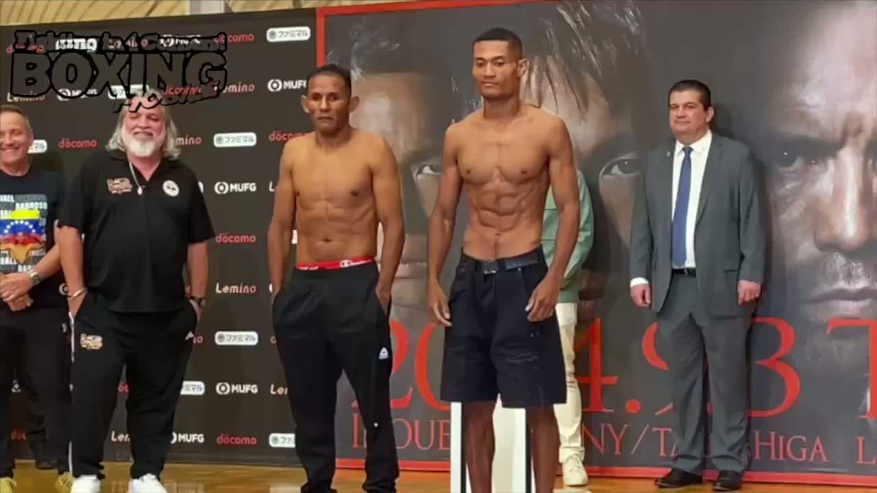 WBA世界Sライト級挑戦者決定戦前日計量動画
