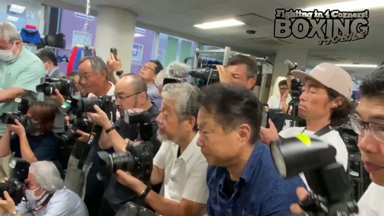 井上拓真(大橋)公開練習動画