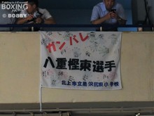 2015/8/20<br>vsサイド・サイド 北上市立黒沢尻東小学校 応援幕