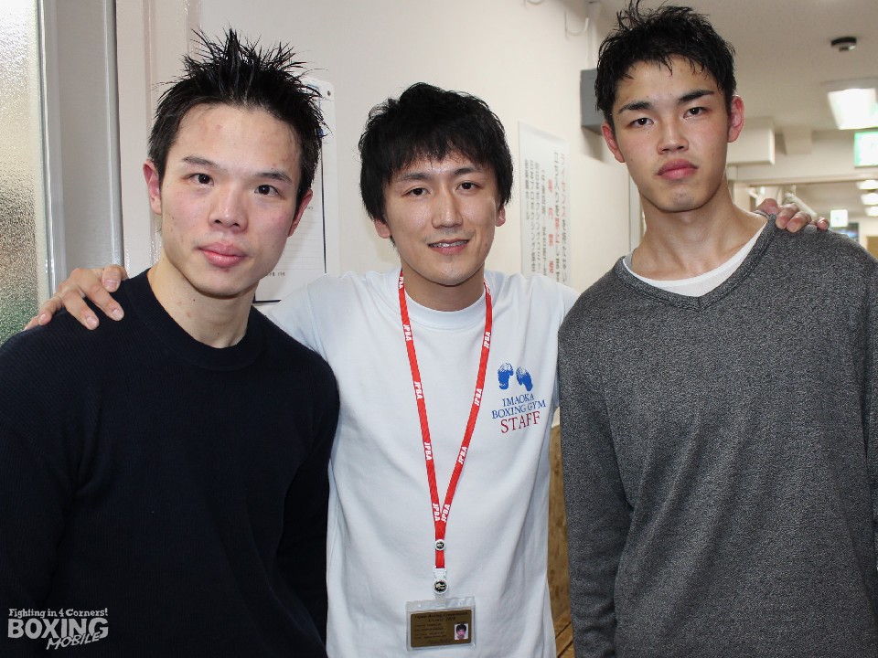 左:山田　右:小林と石本氏