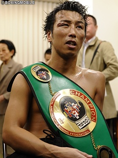 ボクシング　ポスター　東洋太平洋フェザー級王座決定戦　松田直樹vsルフィーノ 松田直樹 vs ビンビン・ルフィーノ OPBF東洋太平洋フェザー級