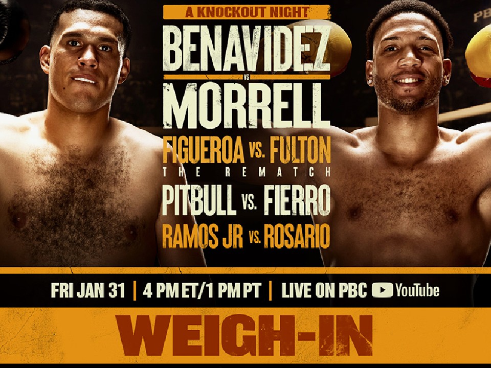 WBA正規&WBC暫定Lヘビー級戦ベナビデスvsモレル