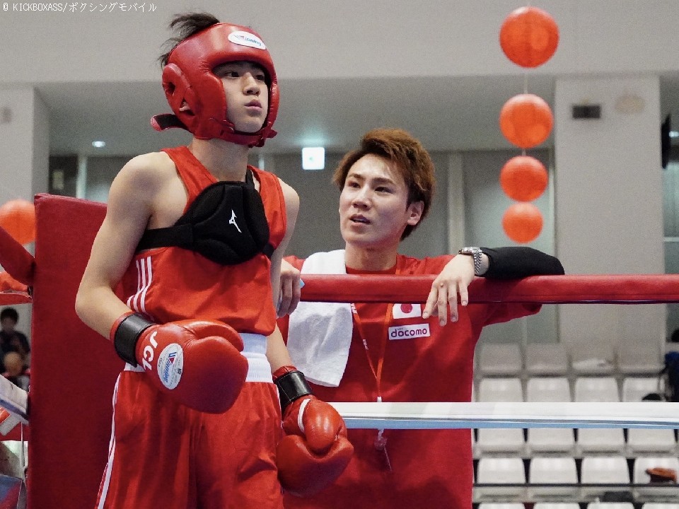 太田光亮トレーナーと蓮久斗親子鷹