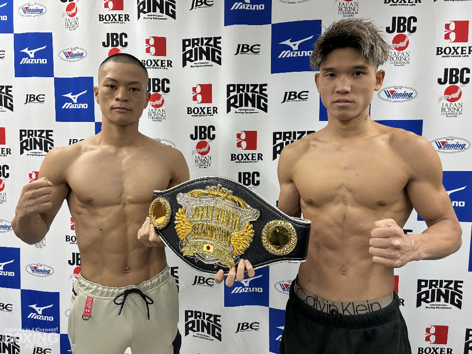 友良瑠偉斗vs眞下公翔! 期待高まる日本ユース王座戦!